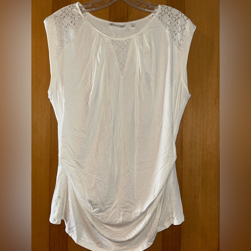 White Tank Top by Seven Ave. NY&Co